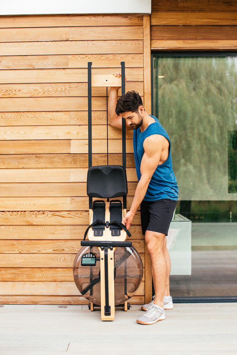 WaterRower Lite upright storage