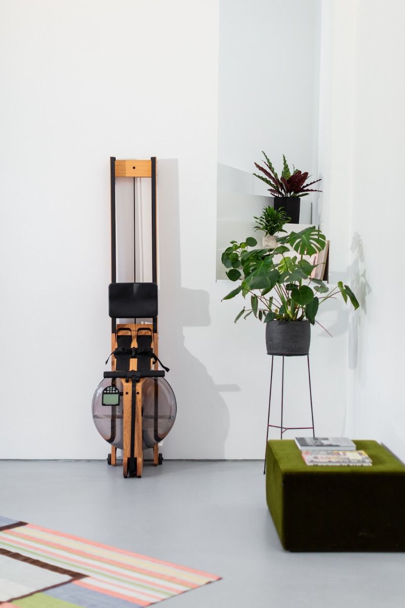 WaterRower Original upright storage